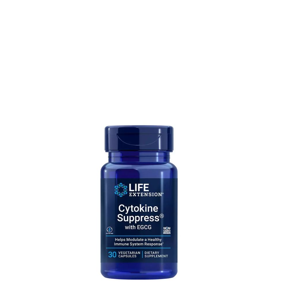 Egészséges Immunválasz, Life Extension Cytokine Suppress with EGCG, 30 kapszula Egészséges Immunválasz, Life Extension Cytokine Suppress with EGCG, 30 kapszula