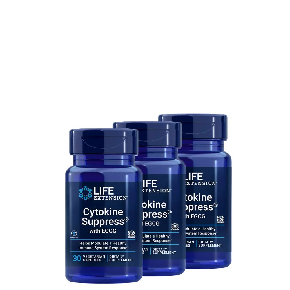 Egészséges Immunválasz, Life Extension Cytokine Suppress with EGCG, 3x30 kapszula