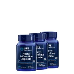 Acetil-l-karnitin Arginát, Life Extension Acetyl-L-Carnitine Arginate, 3x90 kapszula