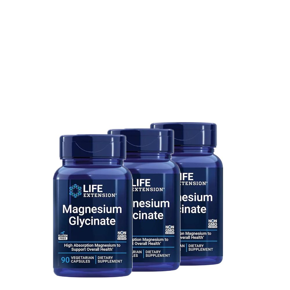Magnézium Glicinát, Life Extension Magnesium Glycinate, 3x90 kapszula