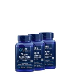 Tesztoszteron Támogatás, Life Extension Super Miraforte with Standardized Lignans, 3x120 kapszula