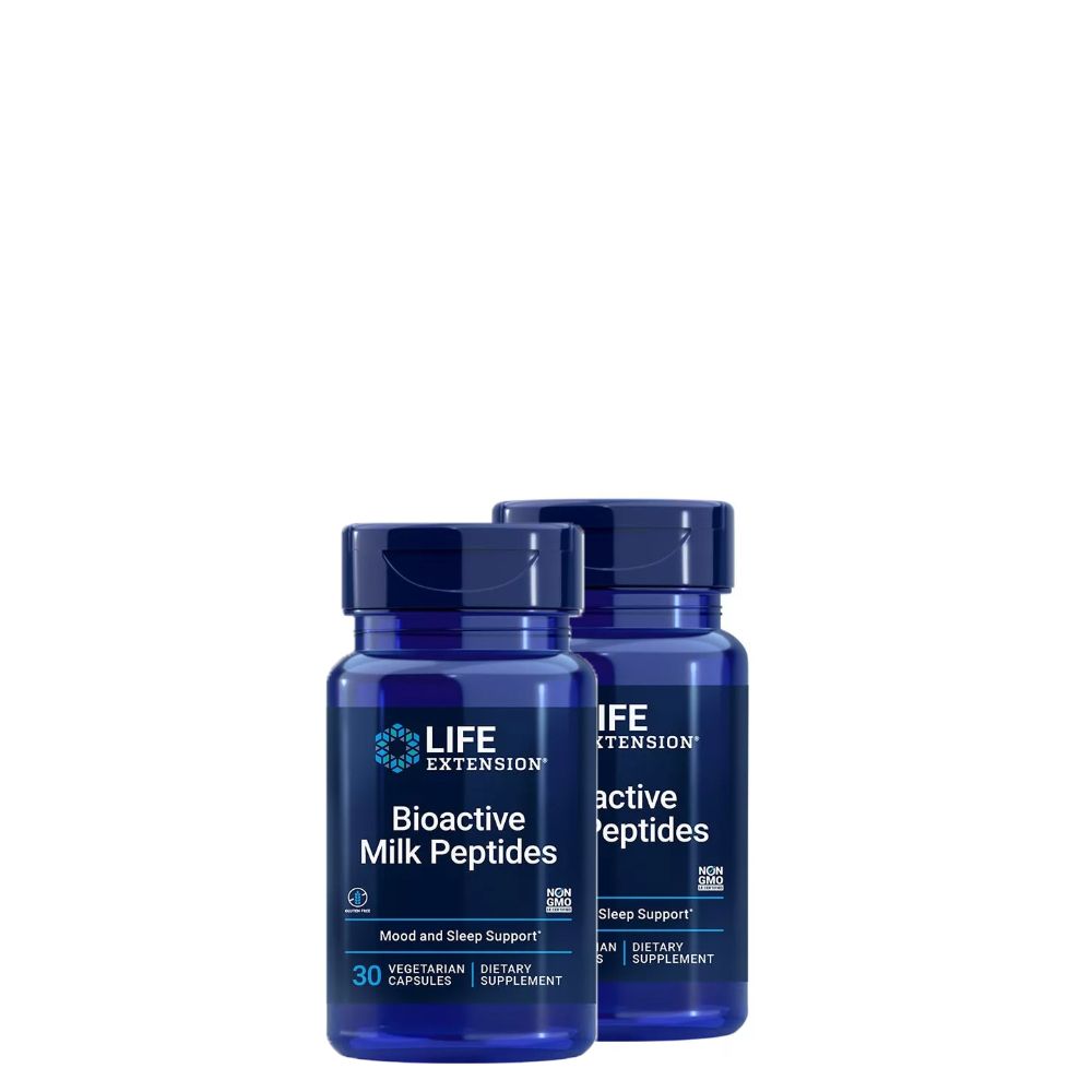 Bioaktív Tejpeptidek, Life Extension Bioactive Milk Peptides, 2x30 kapszula Bioaktív Tejpeptidek, Life Extension Bioactive Milk Peptides, 2x30 kapszula