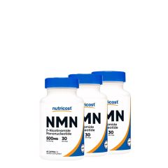 Sejtenergia Támogató NMN 500 mg, Nutricost NMN, 3x60 kapszula