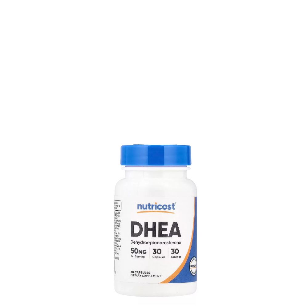Öregedésgátló DHEA 50 mg, Nutricost DHEA, 30 kapszula Öregedésgátló DHEA 50 mg, Nutricost DHEA, 30 kapszula