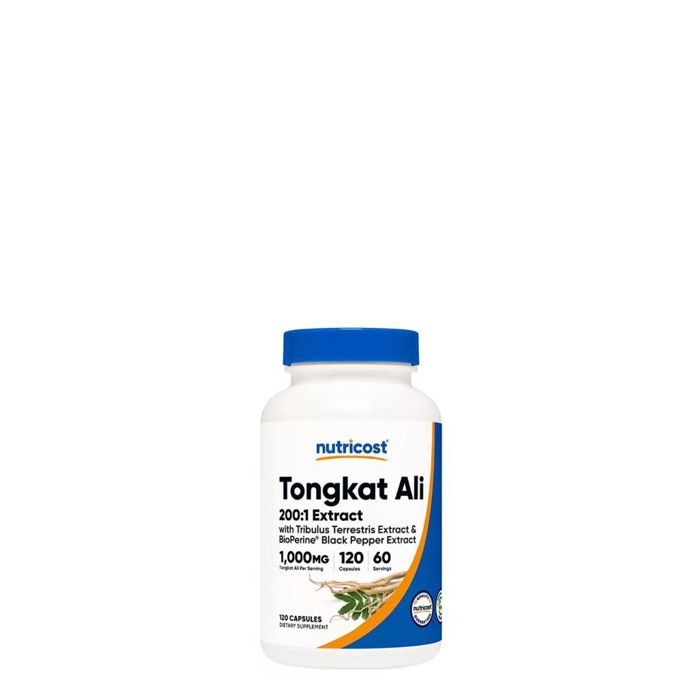 Férfi Teljesítmény Támogató, Nutricost Tongkat Ali 1.000 mg, 120 kapszula Férfi Teljesítmény Támogató, Nutricost Tongkat Ali 1.000 mg, 120 kapszula