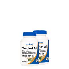 Férfi Teljesítmény Támogató, Nutricost Tongkat Ali 1.000 mg, 2x120 kapszula