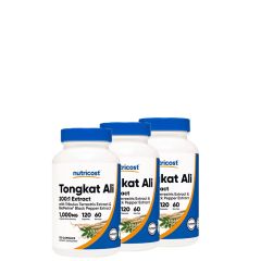 Férfi Teljesítmény Támogató, Nutricost Tongkat Ali 1.000 mg, 3x120 kapszula