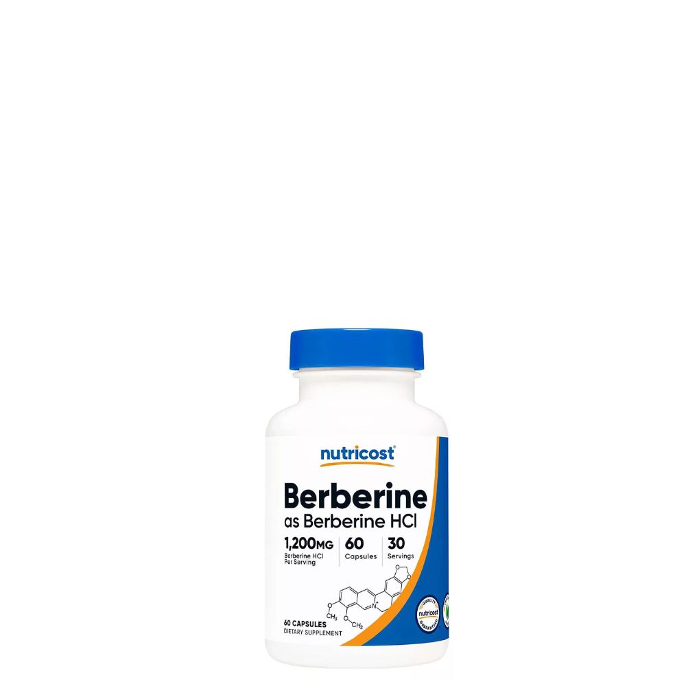 Berberine 1200 mg, Nutricost Berberine, 60 kapszula Berberine 1200 mg, Nutricost Berberine, 60 kapszula