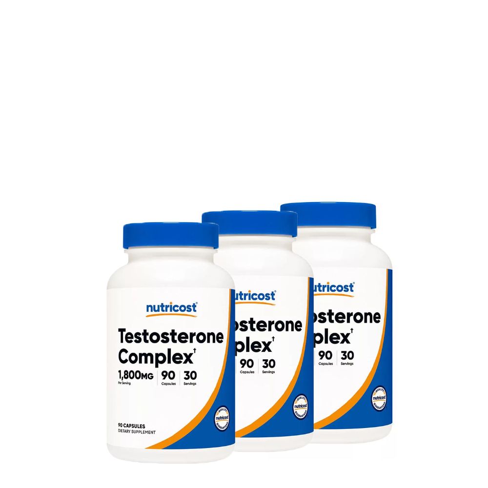 Tesztoszteron Komplex 1800 mg, Nutricost Testosterone Complex, 3x90 kapszula Tesztoszteron Komplex 1800 mg, Nutricost Testosterone Complex, 3x90 kapszula