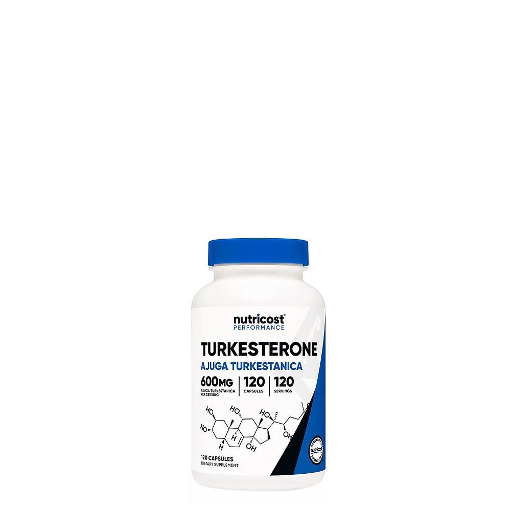 Turkeszteron 600 mg, Nutricost Turkesterone, 120 kapszula
