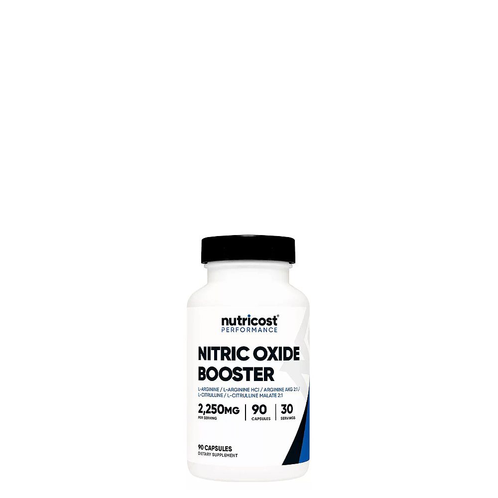 L-arginine Nitric Oxide Booster 750 mg, Nutricost Nitric Oxide Booster, 90 kapszula L-arginine Nitric Oxide Booster 750 mg, Nutricost Nitric Oxide Booster, 90 kapszula
