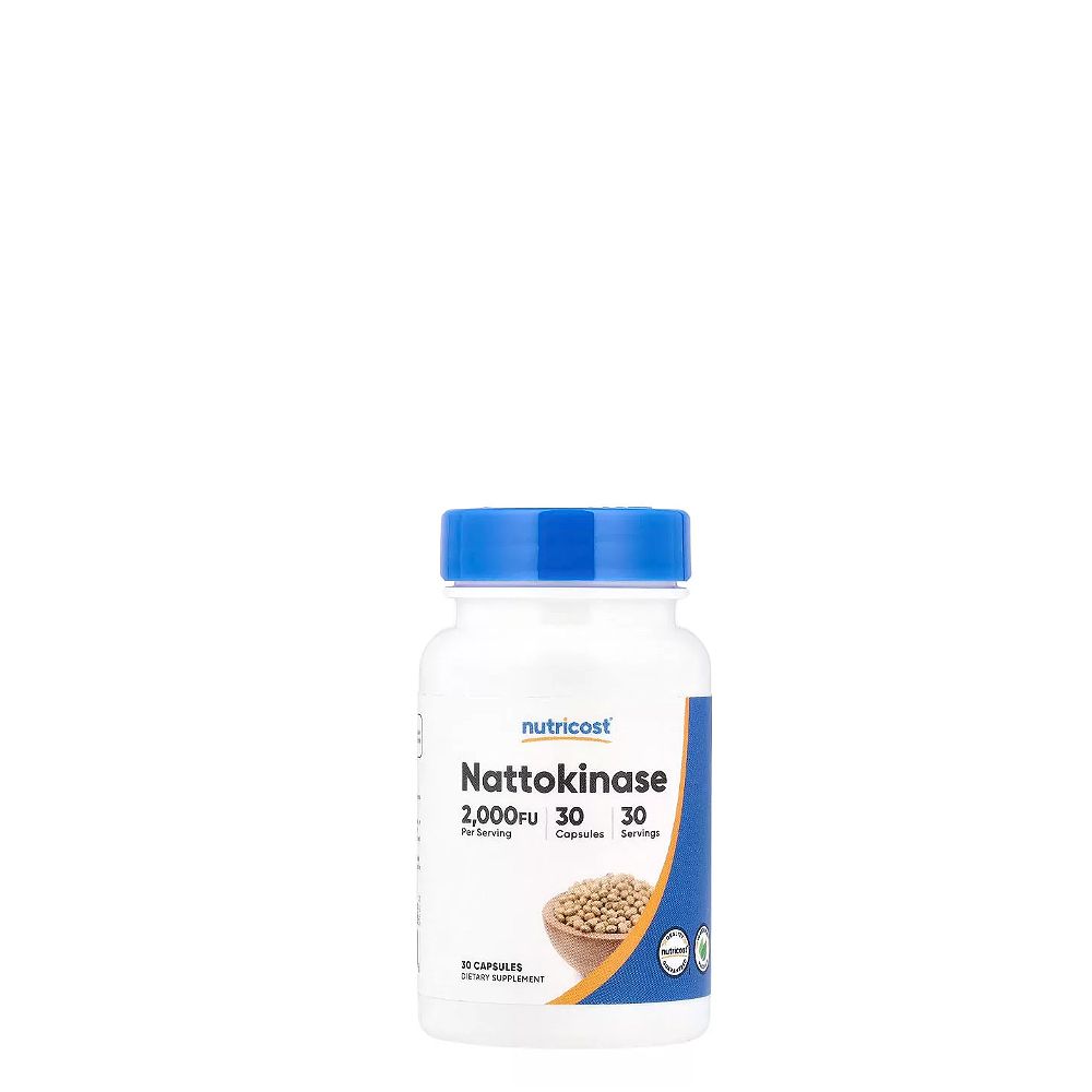 Nattokináz 2.000 FU, Nutricost Nattokinase, 30 kapszula Nattokináz 2.000 FU, Nutricost Nattokinase, 30 kapszula