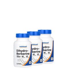 Dihidroberberin 100 mg, Nutricost Dihydroberberine, 3x60 kapszula