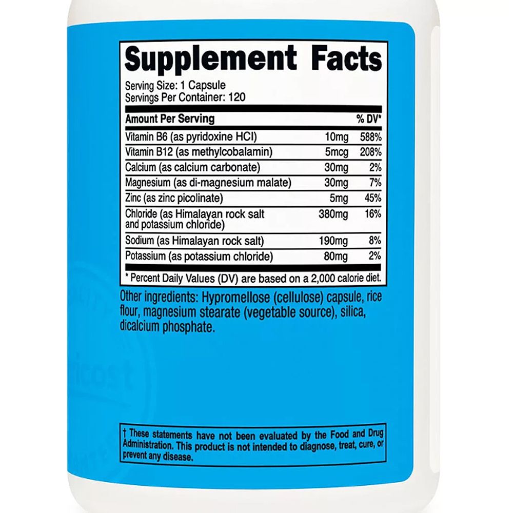 Elektrolit Komplex 900 mg, Nutricost Electrolyte Complex, 3x120 kapszula Elektrolit Komplex 900 mg, Nutricost Electrolyte Complex, 3x120 kapszula