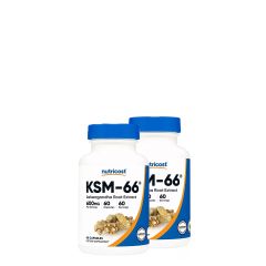 KSM-66 Ashwagandha 600 mg, Nutricost KSM-66, 2x60 kapszula