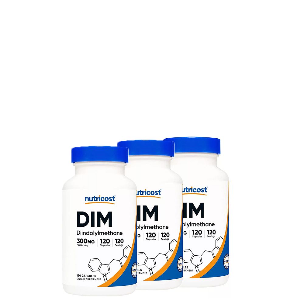 Diindolil-Metán 300 mg, Nutricost DIM, 3x120 kapszula