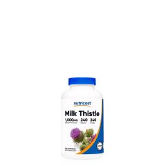Máriatövis 1000 mg, Nutricost Milk Thistle, 240 kapszula
