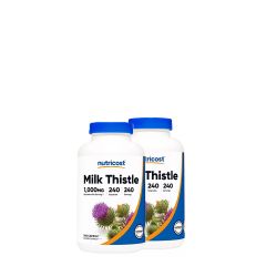 Máriatövis 1000 mg, Nutricost Milk Thistle, 2x240 kapszula