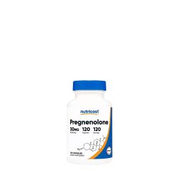 Agyserkentő Pregnenolone 30 mg, Nutricost Pregnenolone, 120 kapszula