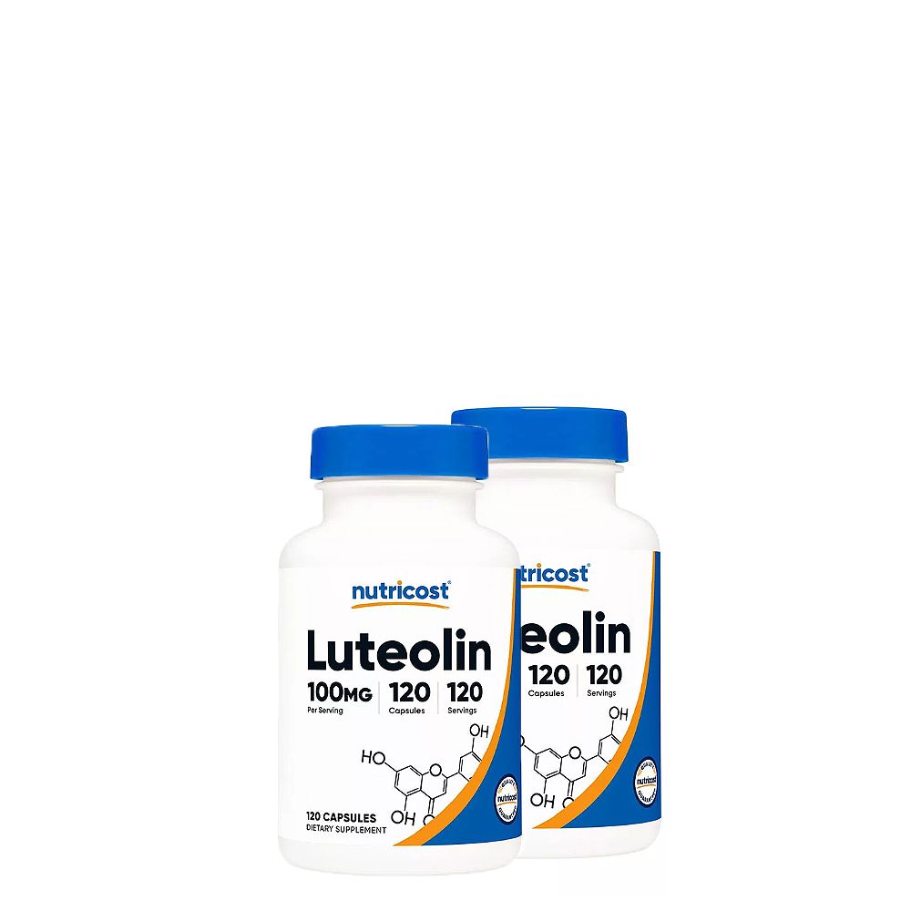 Luteolin 100 mg, Nutricost Luteolin, 2x120 kapszula Luteolin 100 mg, Nutricost Luteolin, 2x120 kapszula