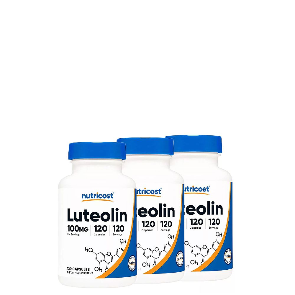 Luteolin 100 mg, Nutricost Luteolin, 3x120 kapszula Luteolin 100 mg, Nutricost Luteolin, 3x120 kapszula