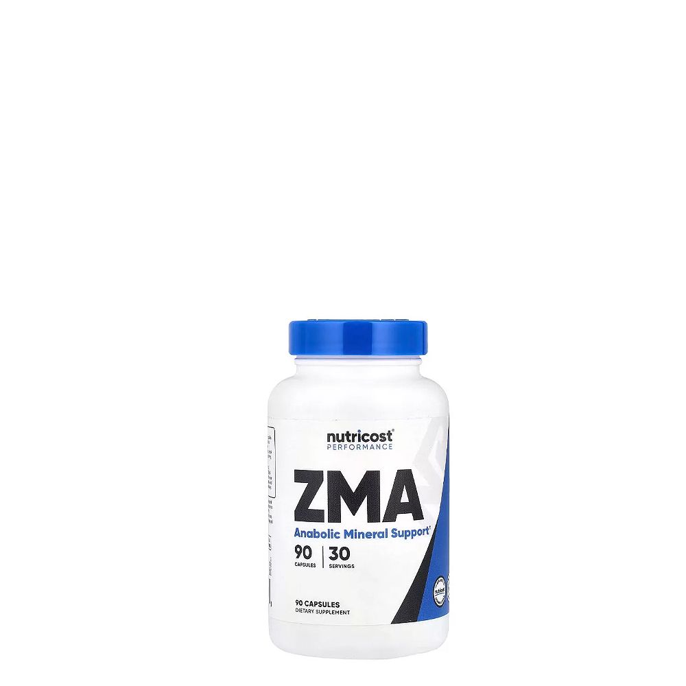 Cink-Magnézium B6 Vitamin, Nutricost ZMA, 90 kapszula Cink-Magnézium B6 Vitamin, Nutricost ZMA, 90 kapszula