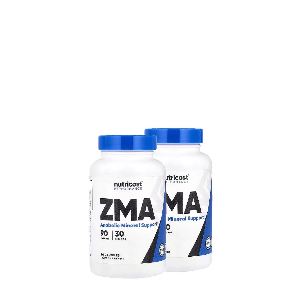 Cink-Magnézium B6 Vitamin, Nutricost ZMA, 2x90 kapszula Cink-Magnézium B6 Vitamin, Nutricost ZMA, 2x90 kapszula