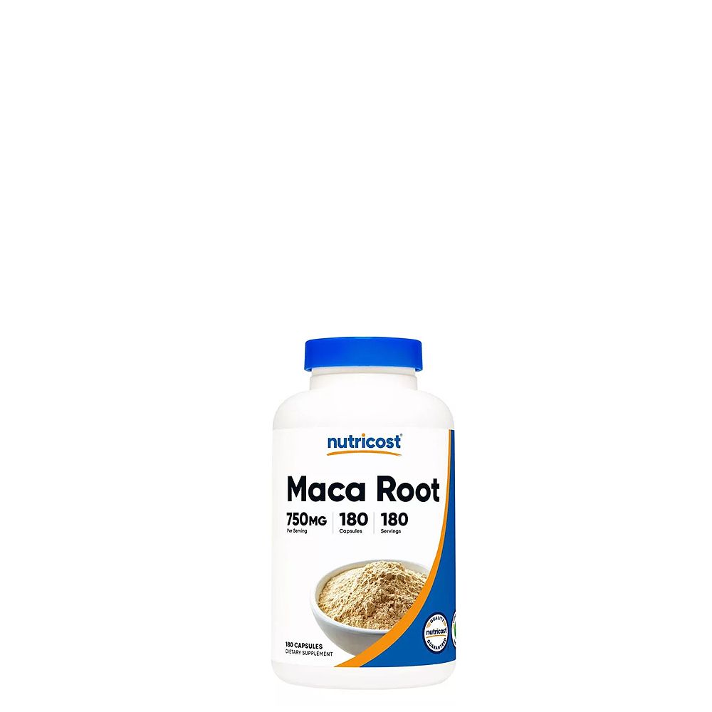 Maca gyökér 750 mg, Nutricost Maca Root, 180 kapszula Maca gyökér 750 mg, Nutricost Maca Root, 180 kapszula