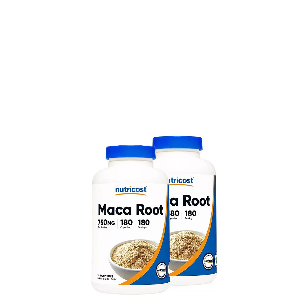 Maca gyökér 750 mg, Nutricost Maca Root, 2x180 kapszula Maca gyökér 750 mg, Nutricost Maca Root, 2x180 kapszula