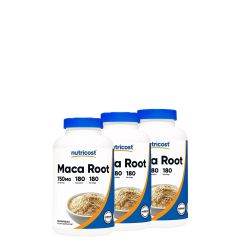Maca gyökér 750 mg, Nutricost Maca Root, 3x180 kapszula