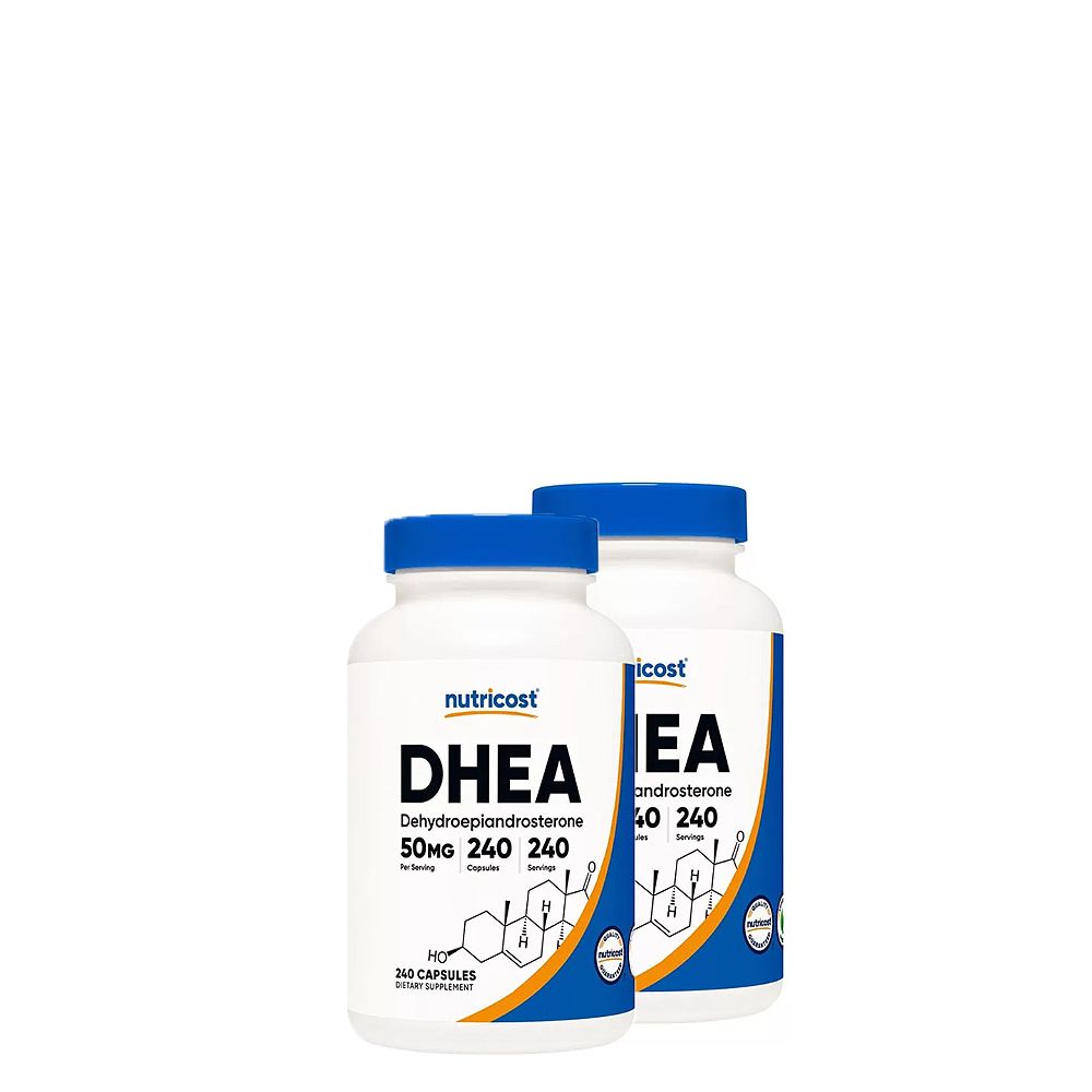 Öregedésgátló DHEA 50 mg, Nutricost DHEA, 2x240 kapszula Öregedésgátló DHEA 50 mg, Nutricost DHEA, 2x240 kapszula