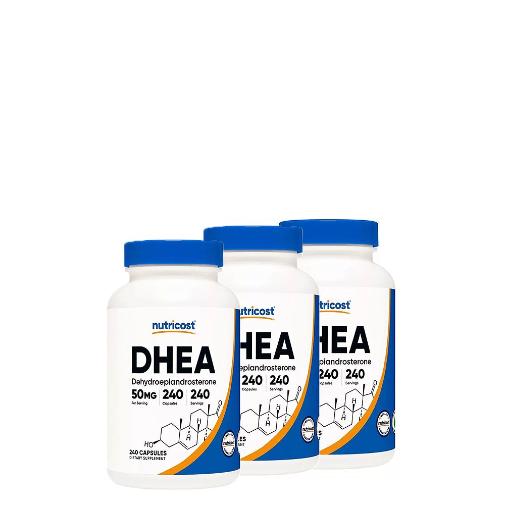 Öregedésgátló DHEA 50 mg, Nutricost DHEA, 3x240 kapszula Öregedésgátló DHEA 50 mg, Nutricost DHEA, 3x240 kapszula