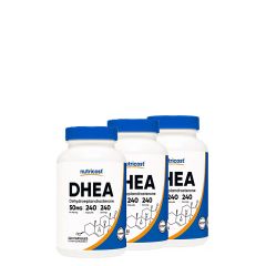 Öregedésgátló DHEA 50 mg, Nutricost DHEA, 3x240 kapszula