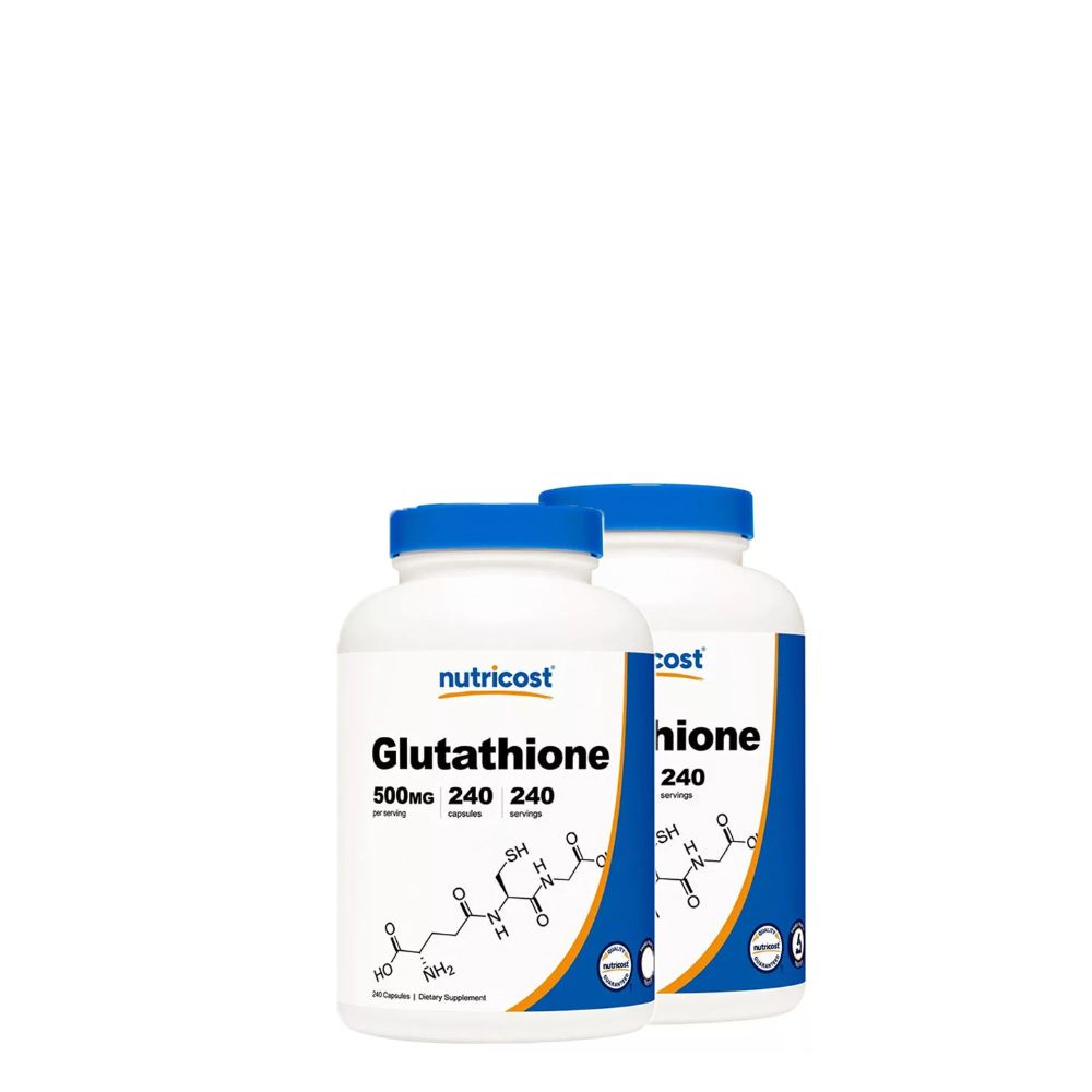 Glutation 500 mg, Nutricost Glutathione, 2x240 kapszula Glutation 500 mg, Nutricost Glutathione, 2x240 kapszula