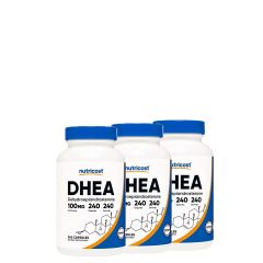 Öregedésgátló DHEA 100 mg, Nutricost DHEA, 3x240 kapszula