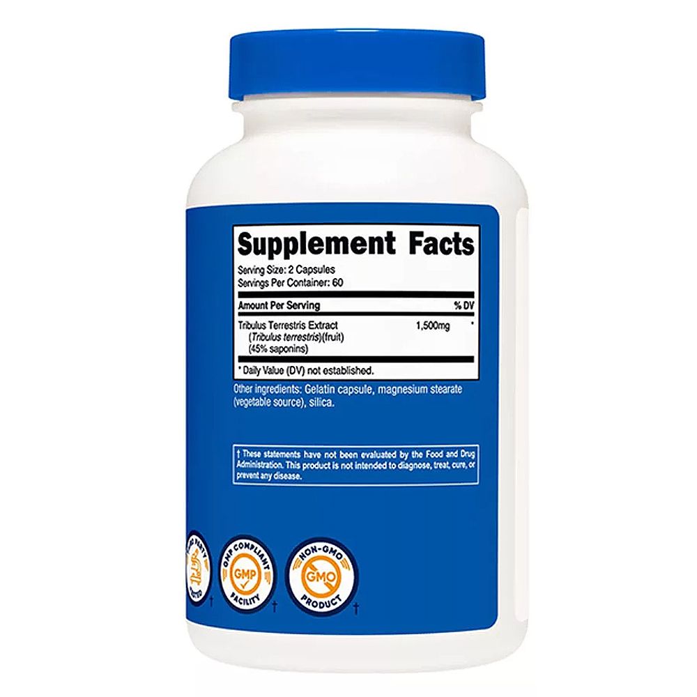 Férfi teljesítmény fokozó, Nutricost Tribulus 1500 mg, 3x120 kapszula Férfi teljesítmény fokozó, Nutricost Tribulus 1500 mg, 3x120 kapszula