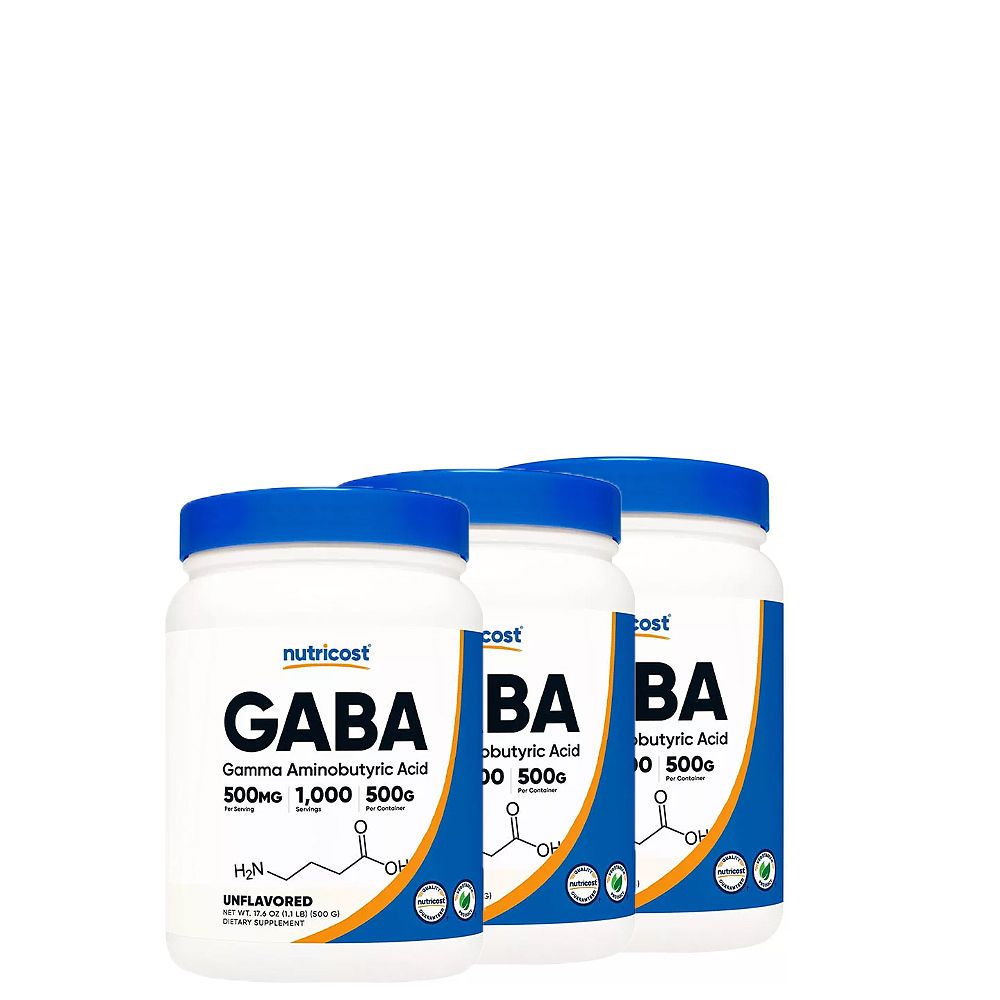 Gaba 500 mg, Nutricost GABA, 3x500 g Gaba 500 mg, Nutricost GABA, 3x500 g
