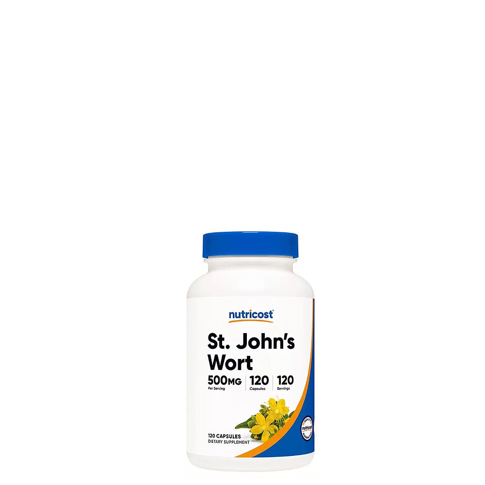 Orbáncfű 500 mg, Nutricost St. John's Wort, 120 kapszula Orbáncfű 500 mg, Nutricost St. John's Wort, 120 kapszula