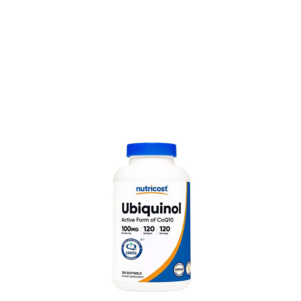 Ubiquinol Q10 Koenzim 100 mg, Nutricost Ubiquinol, 120 lágykapszula Ubiquinol Q10 Koenzim 100 mg, Nutricost Ubiquinol, 120 lágykapszula
