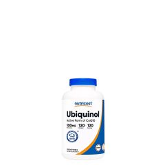  Ubiquinol Q10 Koenzim 100 mg, Nutricost Ubiquinol, 120 lágykapszula