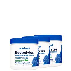 Elektrolit Komplex kékmálna ízben , Nutricost Electrolytes Complex, 3x234 g