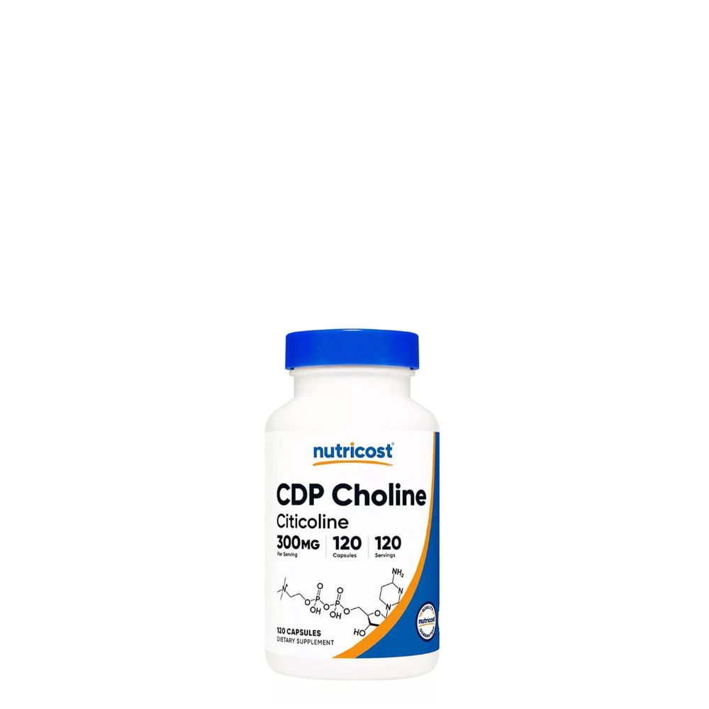 CPD Choline Citicoline 300 mg, Nutricost CDP Choline, 120 kapszula CPD Choline Citicoline 300 mg, Nutricost CDP Choline, 120 kapszula