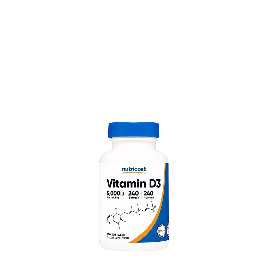 Vitamin D3 5.000 IU, Nutricost Vitamin D3 5.000 UI, 240 lágykapszula Vitamin D3 5.000 IU, Nutricost Vitamin D3 5.000 UI, 240 lágykapszula