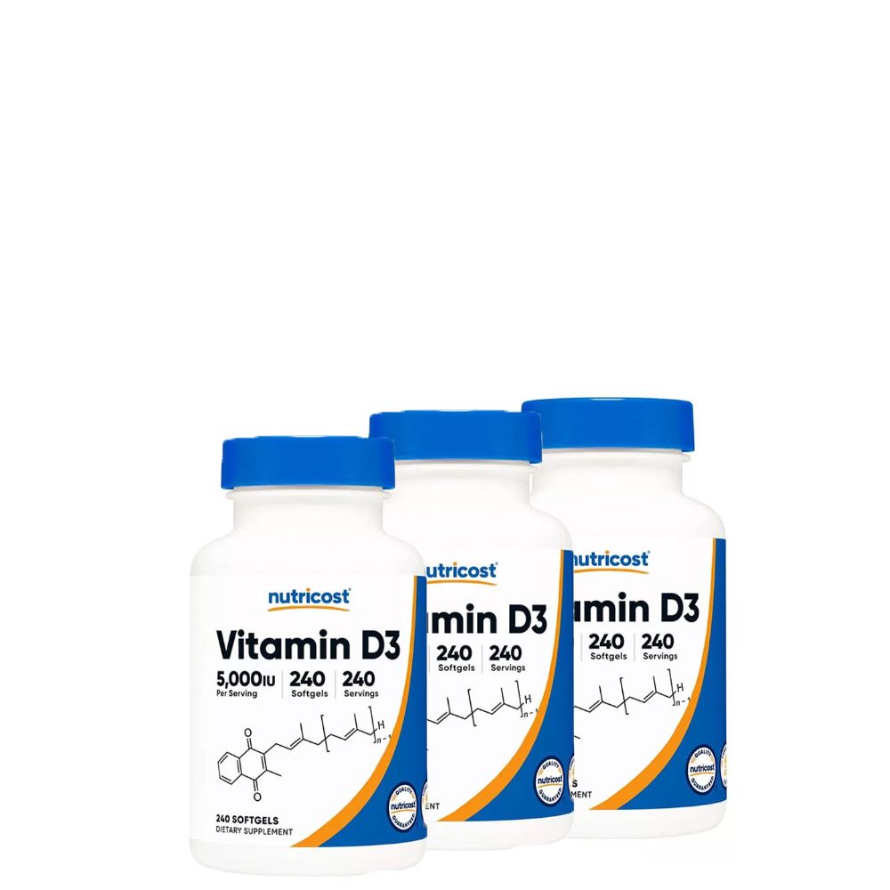 Vitamin D3 5.000 IU, Nutricost Vitamin D3 5.000 UI, 3x240 lágykapszula Vitamin D3 5.000 IU, Nutricost Vitamin D3 5.000 UI, 3x240 lágykapszula