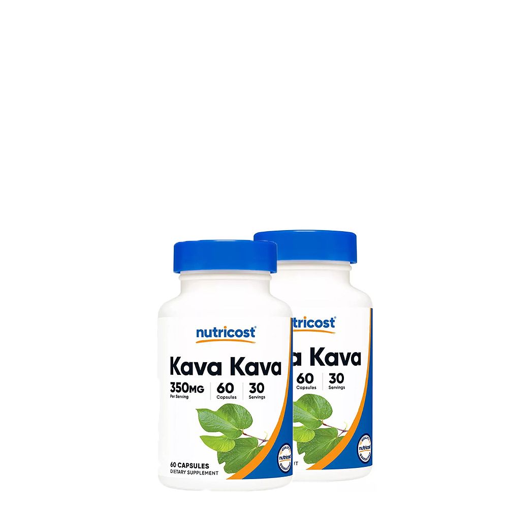Kava Kava 200 mg, Nutricost Kava Kava , 2x60 kapszula Kava Kava 200 mg, Nutricost Kava Kava , 2x60 kapszula