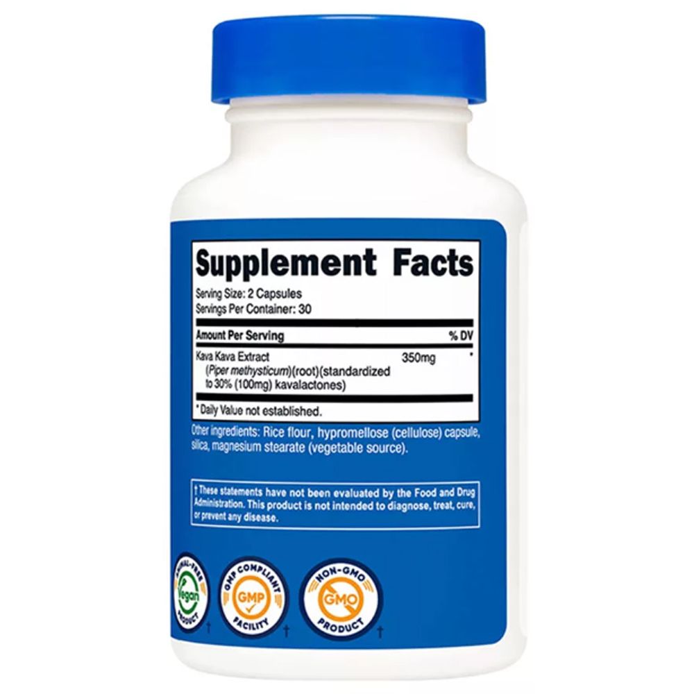 Kava Kava 200 mg, Nutricost Kava Kava , 3x60 kapszula Kava Kava 200 mg, Nutricost Kava Kava , 3x60 kapszula