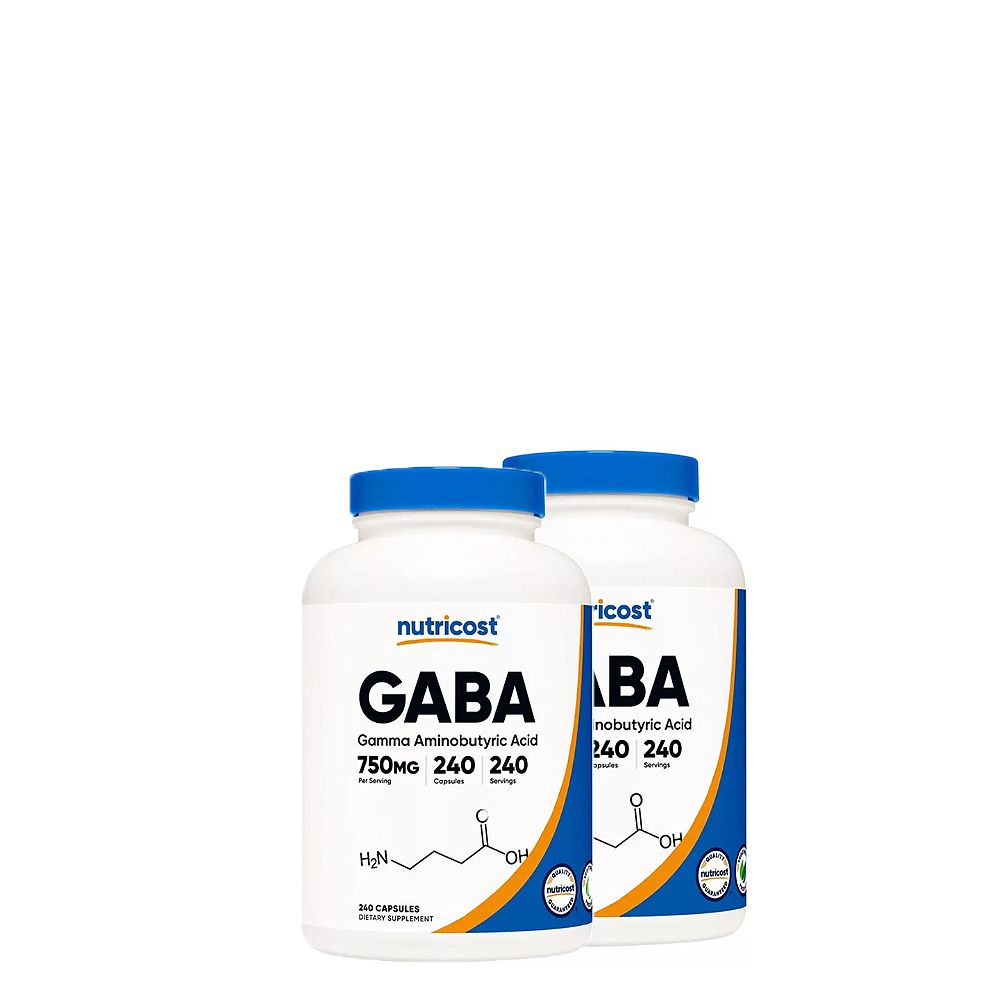 Gaba 750 mg, Nutricost GABA, 2x240 kapszula Gaba 750 mg, Nutricost GABA, 2x240 kapszula