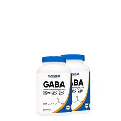 Gaba 750 mg, Nutricost GABA, 2x240 kapszula