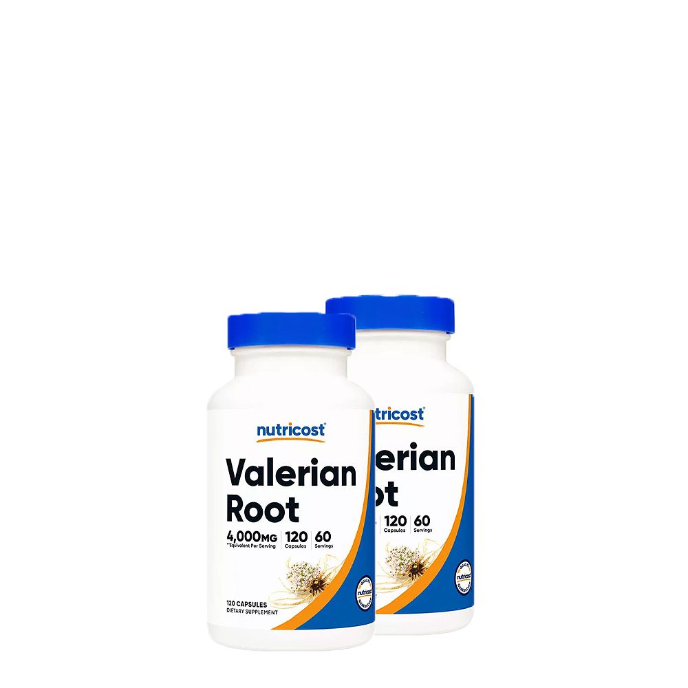 Valeriana gyökér 4.000 mg, Nutricost Valerian Root, 2x120 kapszula Valeriana gyökér 4.000 mg, Nutricost Valerian Root, 2x120 kapszula