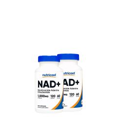 Sejttámogató NAD+ 1.000 mg, Nutricost NAD+, 2x120 kapszula